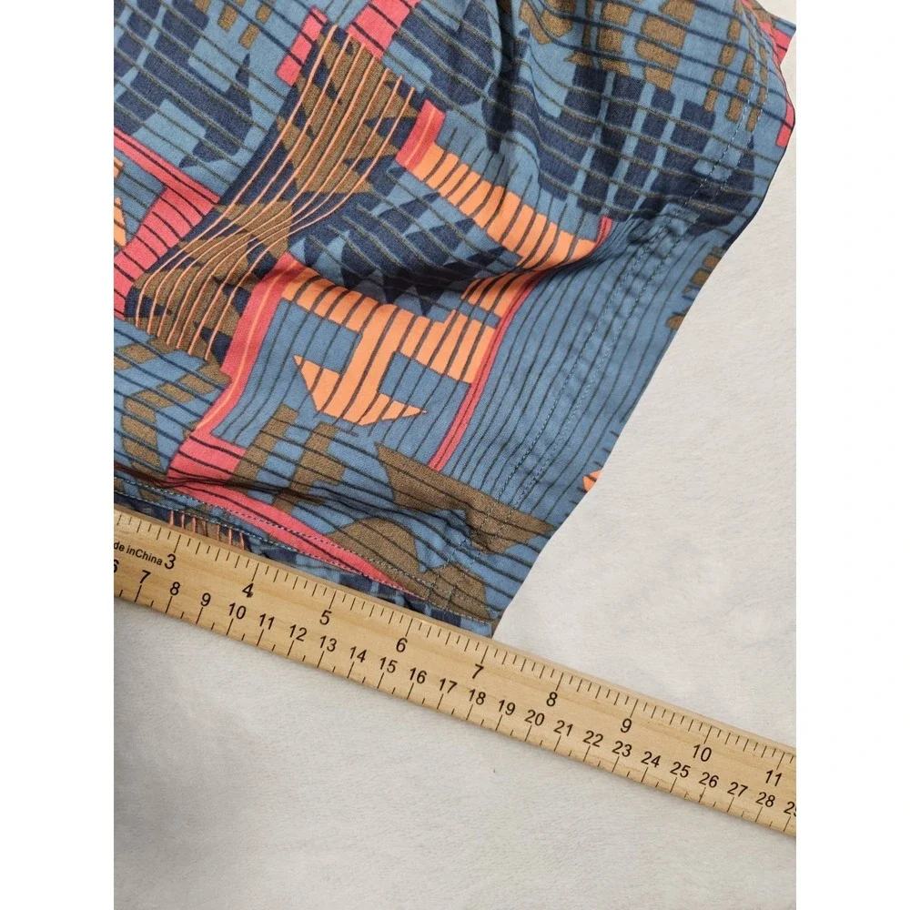 SAXX‎ Cannonball 2N1 Swim Shorts Mens Medium Aztec Print Print Ball Park Pouch